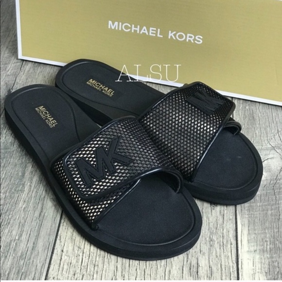 Michael Kors Palmer Slide Mirror Metallic Black W - Picture 5 of 7